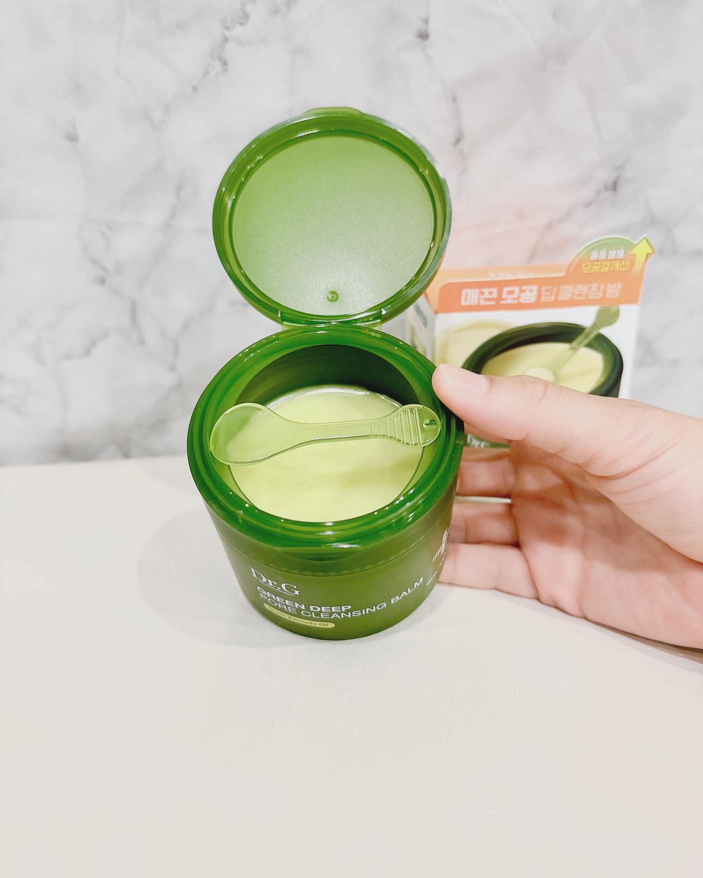 グリーンディープポアクレンジングバーム/Dr.G/クレンジングバームを使ったクチコミ（2枚目）