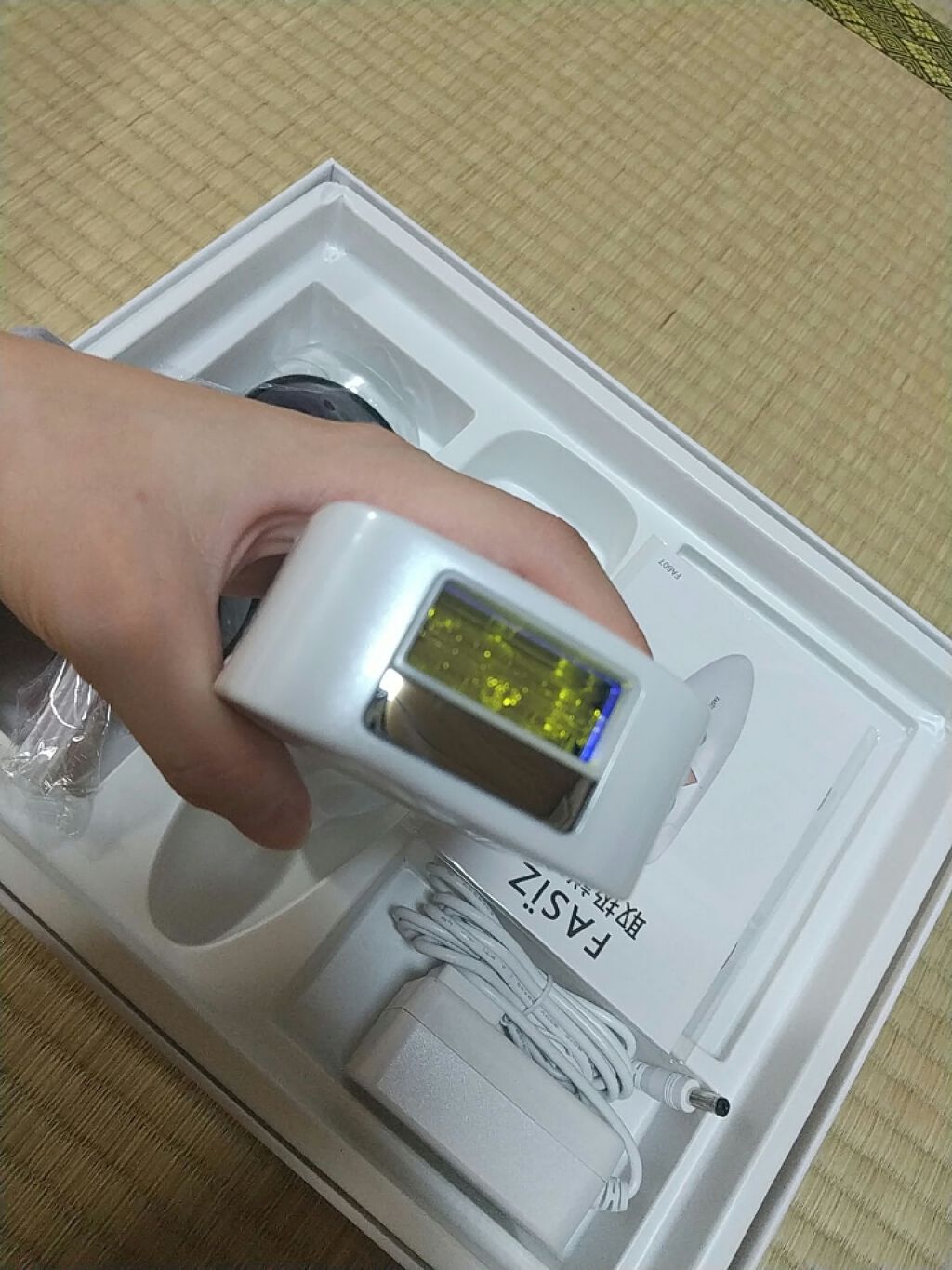 FASIZ607C IPL光脱毛器/FASIZ/家庭用脱毛器を使ったクチコミ(3枚目)