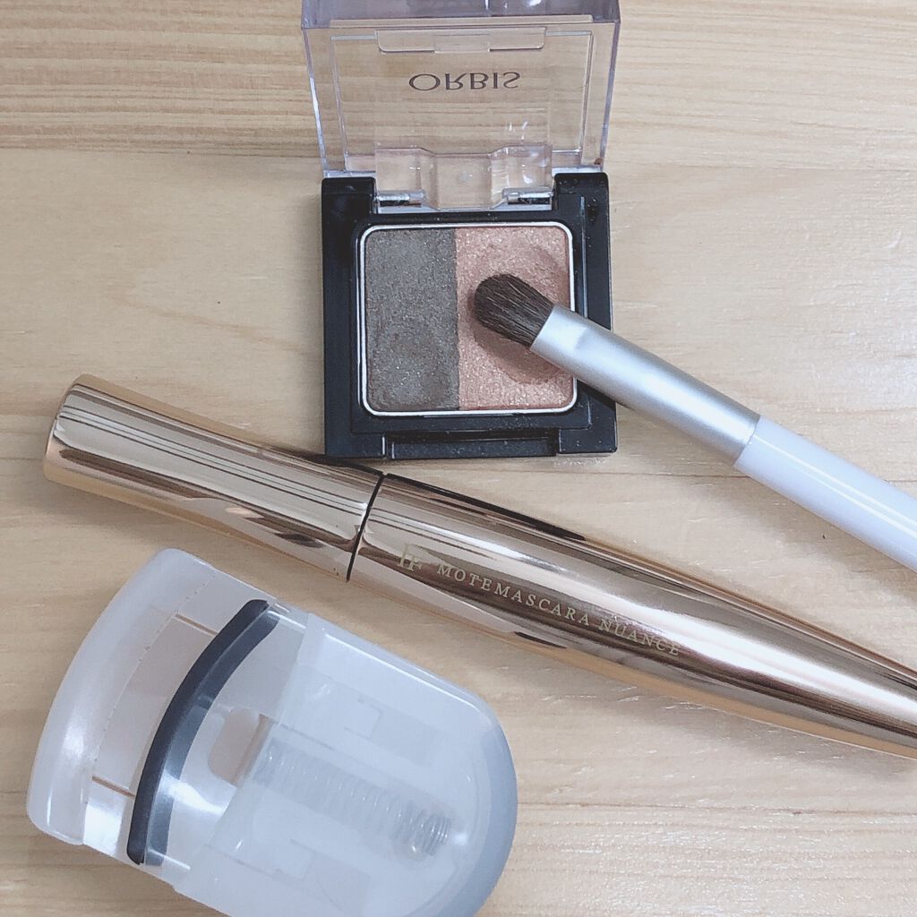 ツイングラデーションアイカラー アンバーベージュ/オルビス/アイシャドウパレットを使ったクチコミ（2枚目）