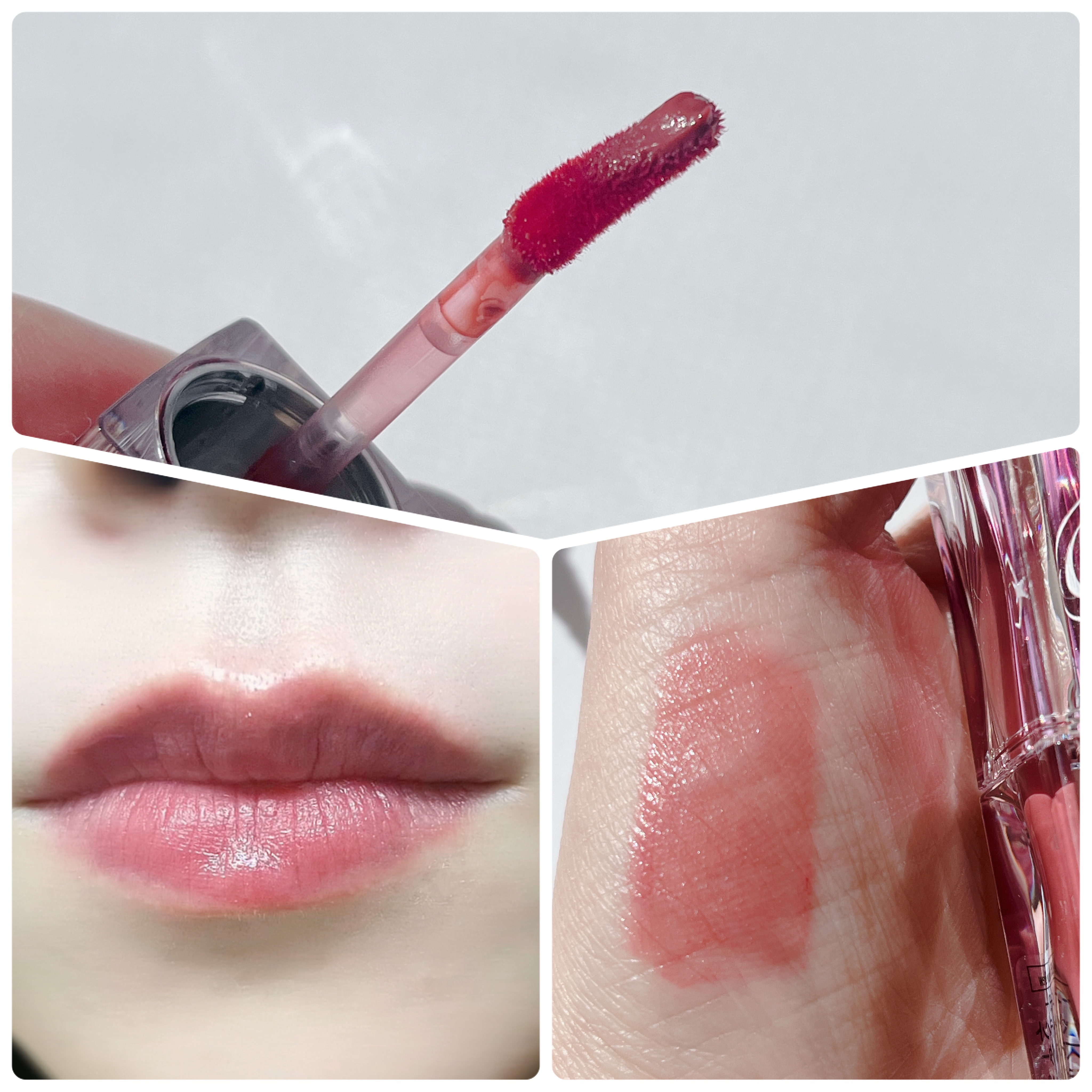 ゲットイットティント ウォーターフルバター 05 Mouve Brew モブブリュ/TONYMOLY/リップティントを使ったクチコミ（2枚目）