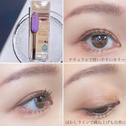 しろいぱんだ on LIPS 「▷サナニューボーンクリーミーアイペンシルEXから新色06チャイ..」(4枚目)