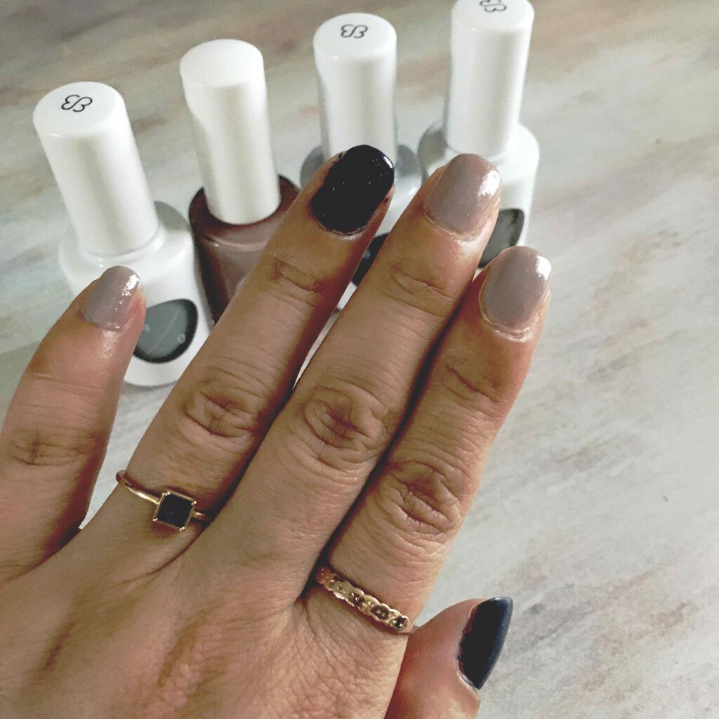 カラーベースコート ゼロ/uka/オールインワンネイルを使ったクチコミ(2枚目)