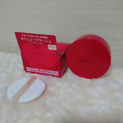 水ジェリークラッシュ/インテグレート/クリーム・エマルジョンファンデーションを使ったクチコミ(2枚目)