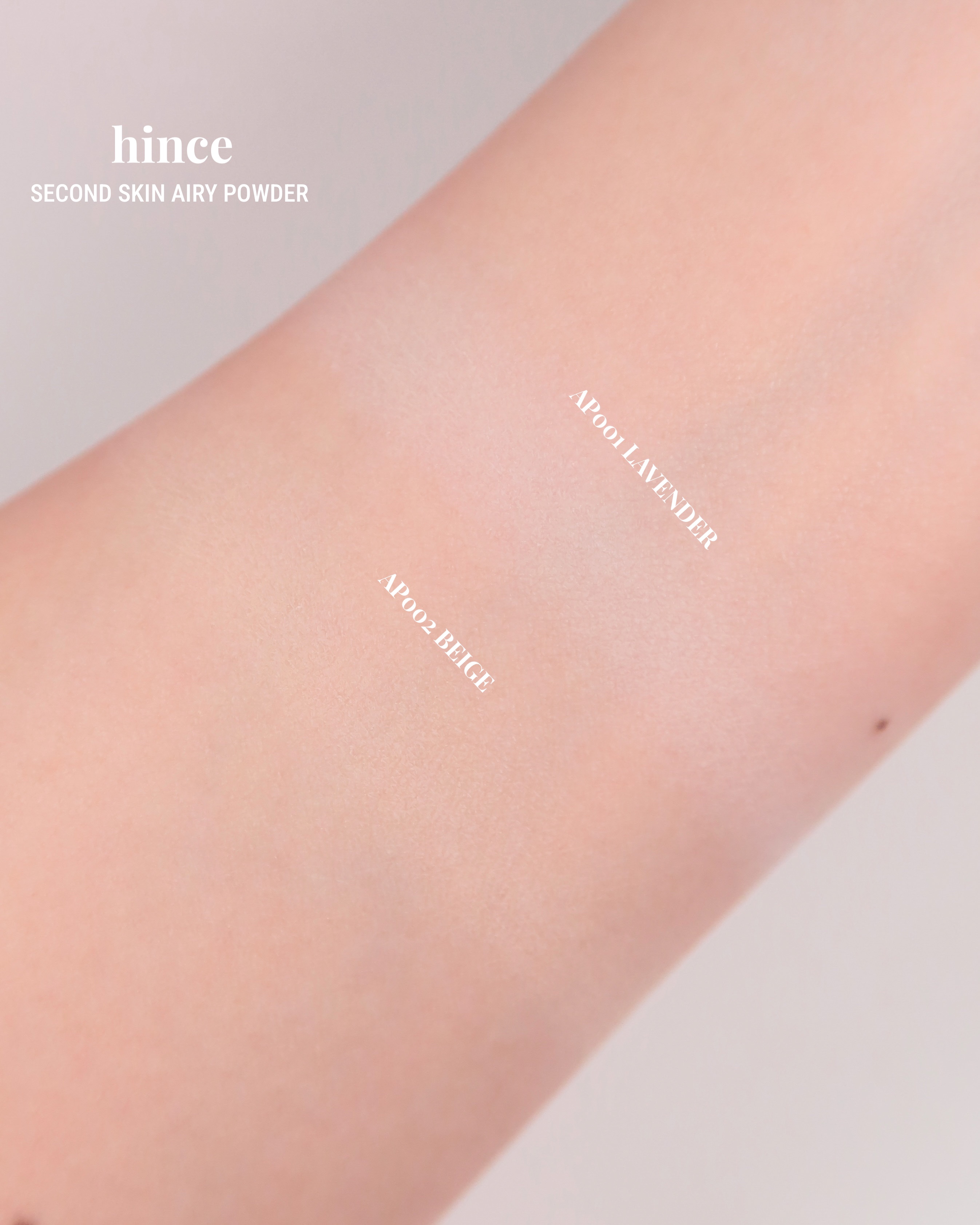 セカンドスキンエアリーパウダー/hince/プレストパウダーを使ったクチコミ（2枚目）