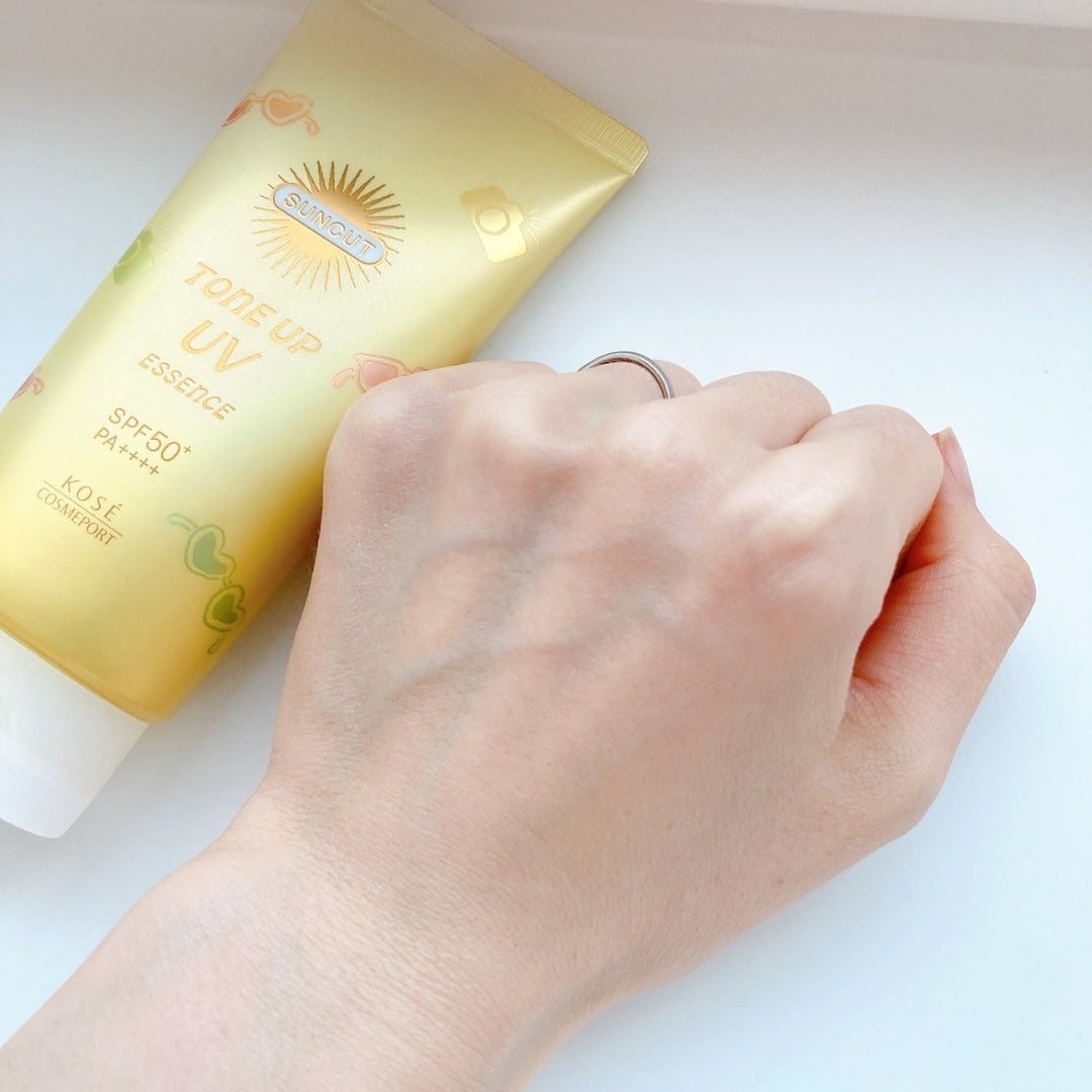 サンカットR トーンアップUV エッセンス/サンカット®/日焼け止めローションを使ったクチコミ(5枚目)