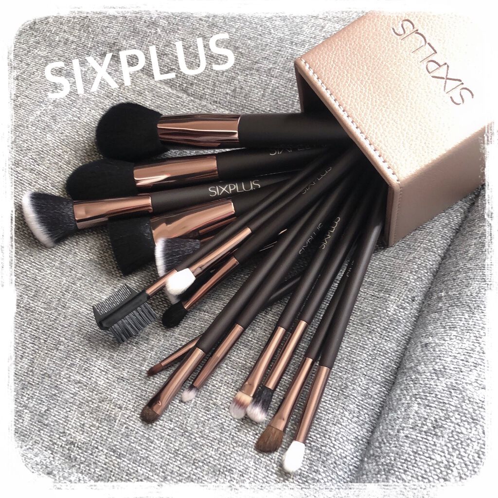15本メイクブラシセット/SIXPLUS/メイクブラシを使ったクチコミ（1枚目）