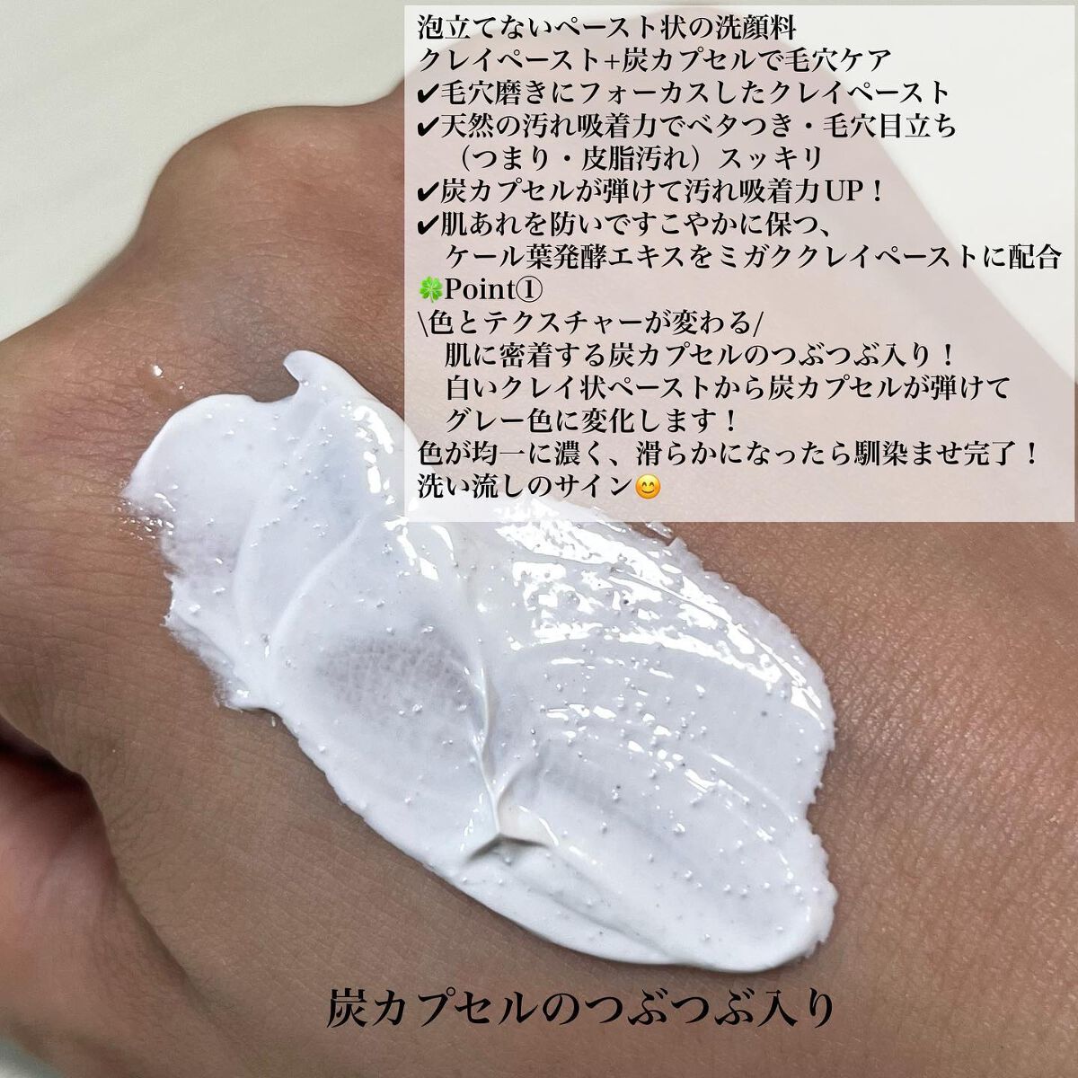 ドットファイン ミガクレイペースト/ハウス オブ ローゼ/その他洗顔料を使ったクチコミ(2枚目)