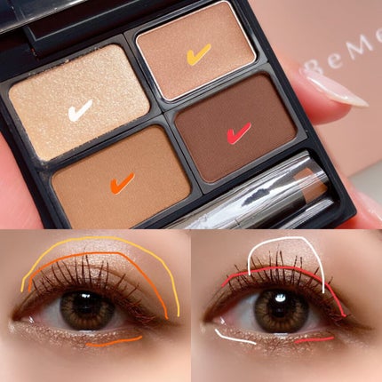 メイクパレット 01/BeMe/メイクアップキットを使ったクチコミ(5枚目)