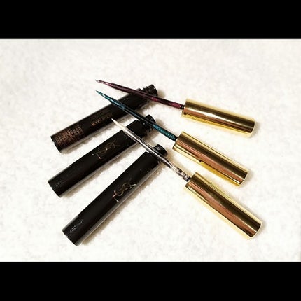 YVES SAINT LAURENT BEAUTE リキッドクチュール アイライナーのクチコミ「
*^Yves Saint Laurent
🔵LIQUID COUTURE EYELIN.....」(2枚目)