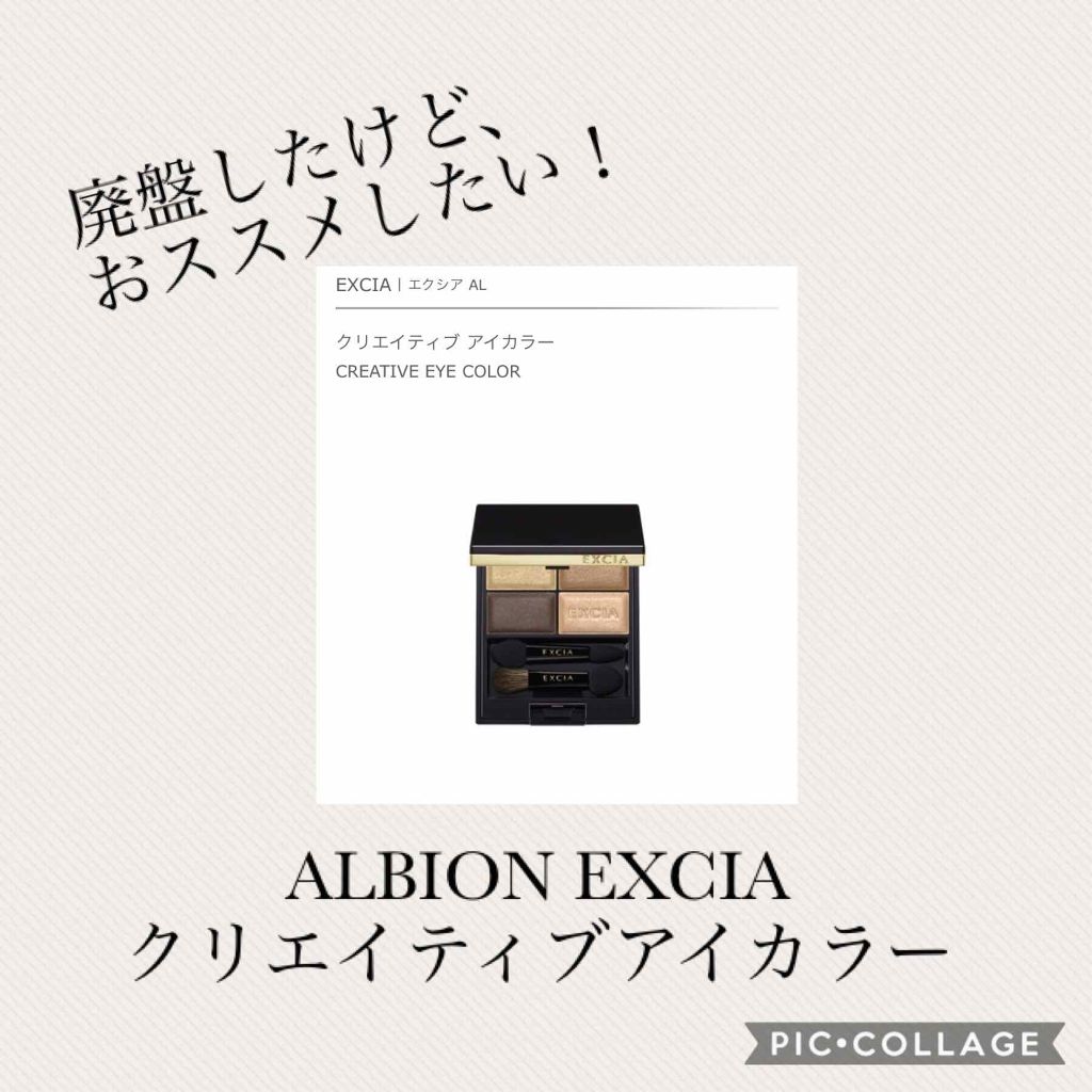 クリエイティブ アイカラー/ALBION/アイシャドウパレットを使ったクチコミ（1枚目）