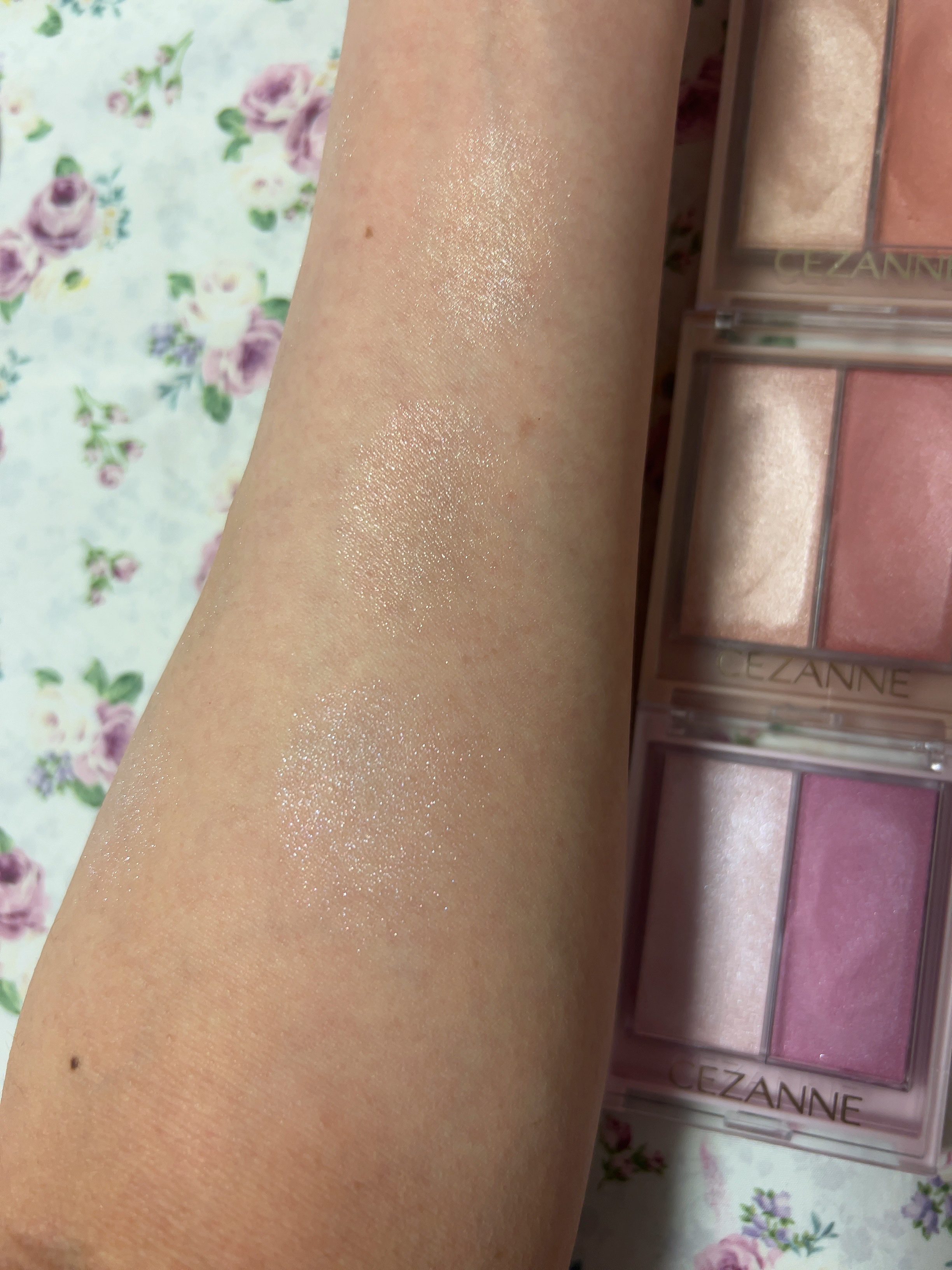 フェイスグロウカラー/CEZANNE/クリームハイライトを使ったクチコミ（3枚目）