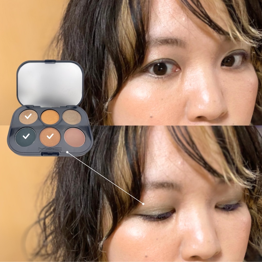 コネクト イン カラー アイシャドウ パレット × 6/M・A・C/アイシャドウパレットを使ったクチコミ（2枚目）