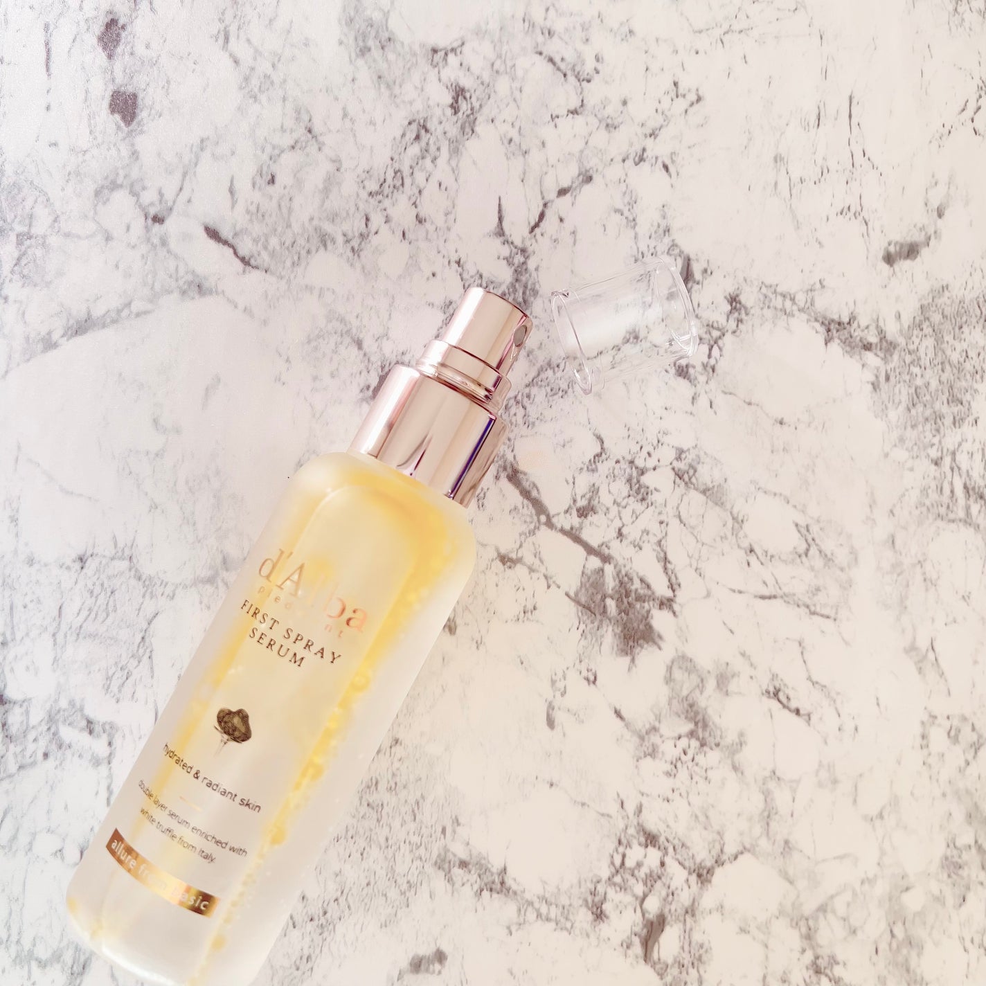 ダルバ ホワイトトリュフファーストスプレーセラム/ダルバ/ミスト状化粧水を使ったクチコミ(2枚目)