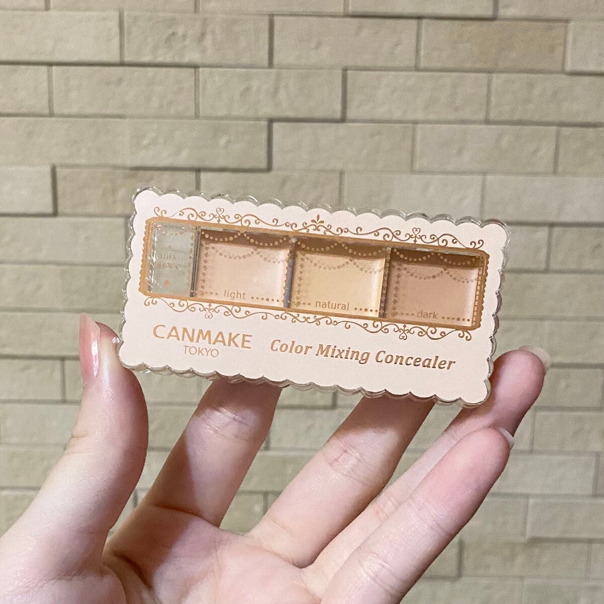 カラーミキシングコンシーラー/キャンメイク/パレットコンシーラーを使ったクチコミ(4枚目)