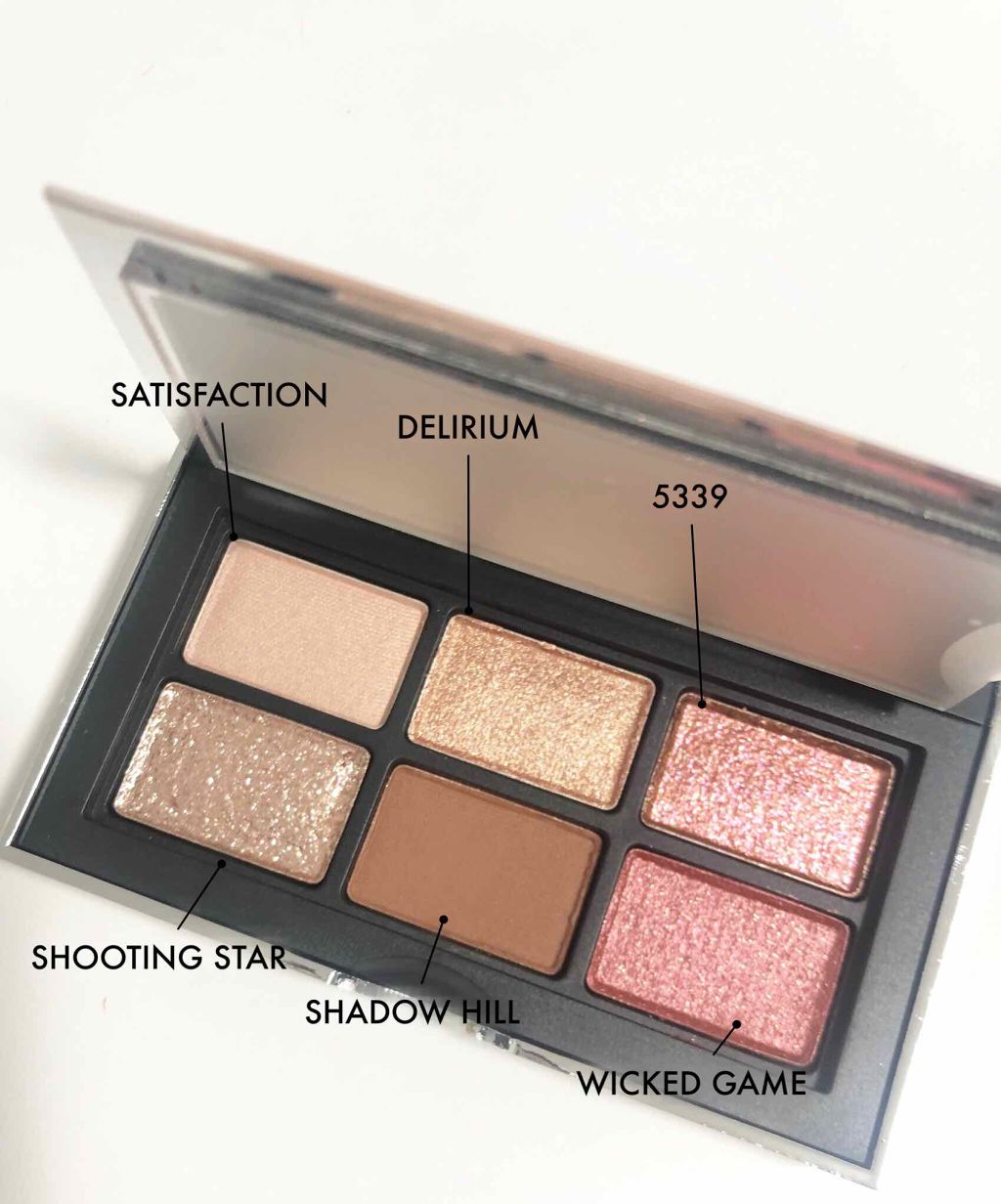 ナーズイスト ウォンテッド ミニアイシャドーパレット/NARS/アイシャドウパレットを使ったクチコミ(2枚目)