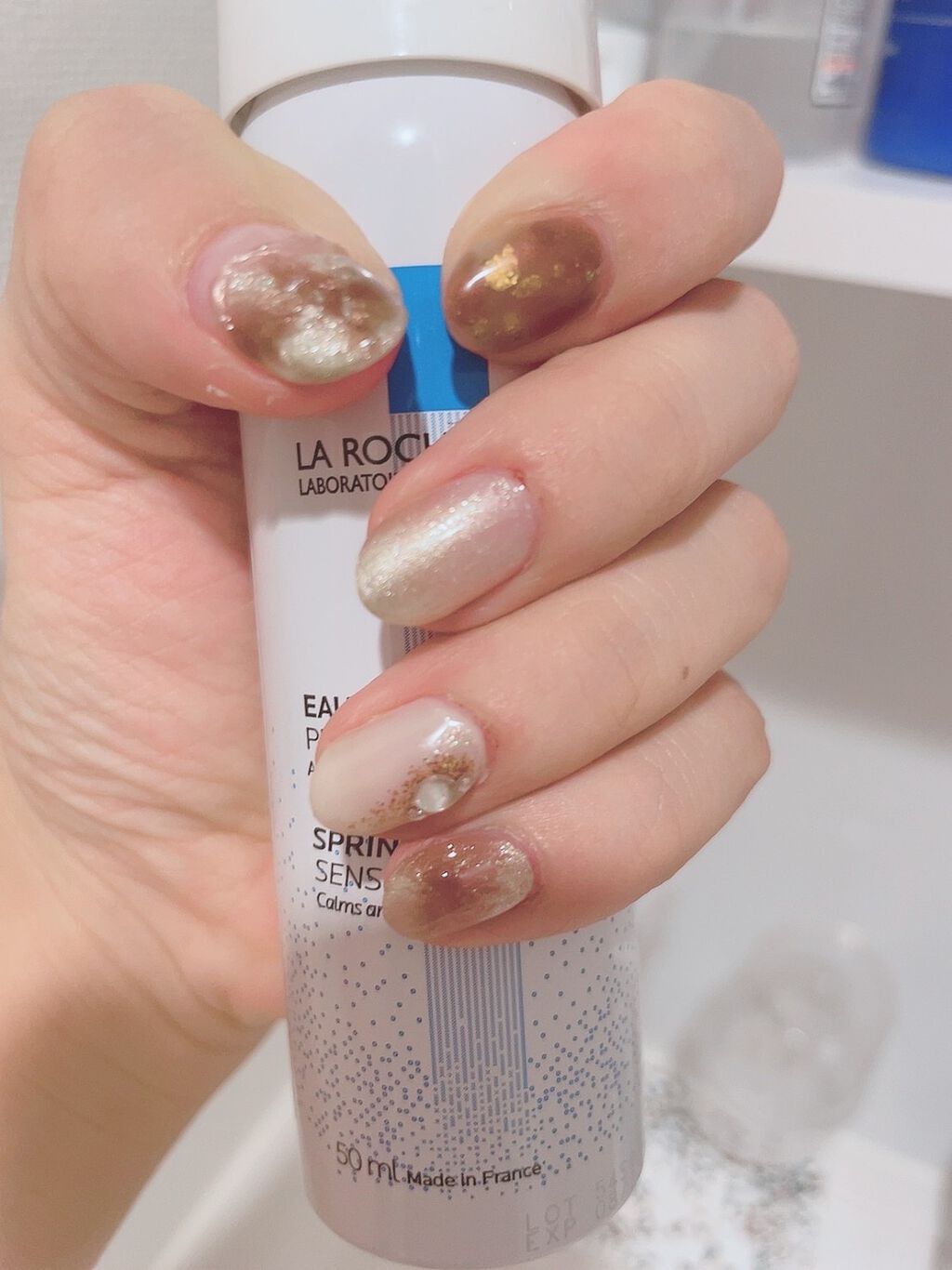 #ジェルネイル,#セルフネイル,#秋ネイル,#ブラウンネイル,#シンプルネイルのネイルデザイン