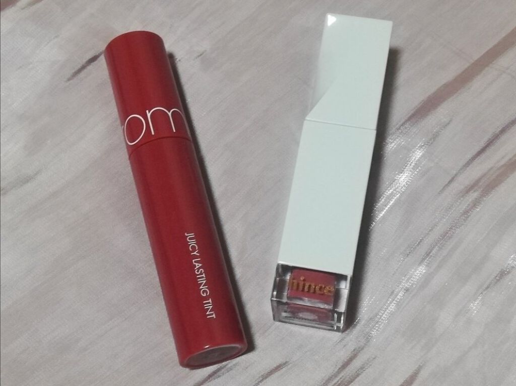 ジューシーラスティングティント/rom&nd/リップティントを使ったクチコミ(1枚目)