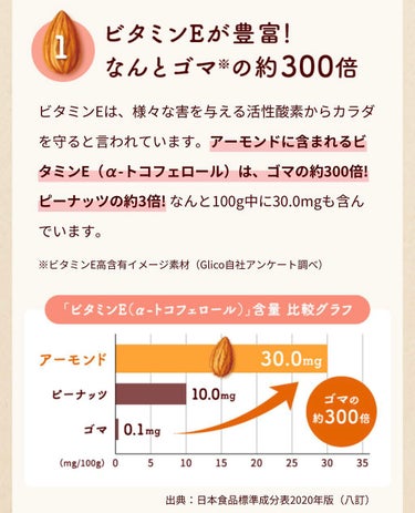 グリコ アーモンド効果のクチコミ「アーモンド効果🥜

いい成分入ってそうだったので
普段は選ばないこちらを飲んでみました🌟

2.....」（2枚目）