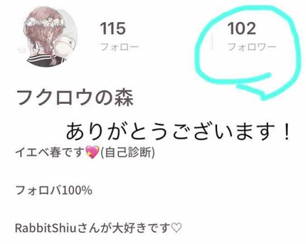 フォロワー100人ありがとうございます/その他を使ったクチコミ(1枚目)