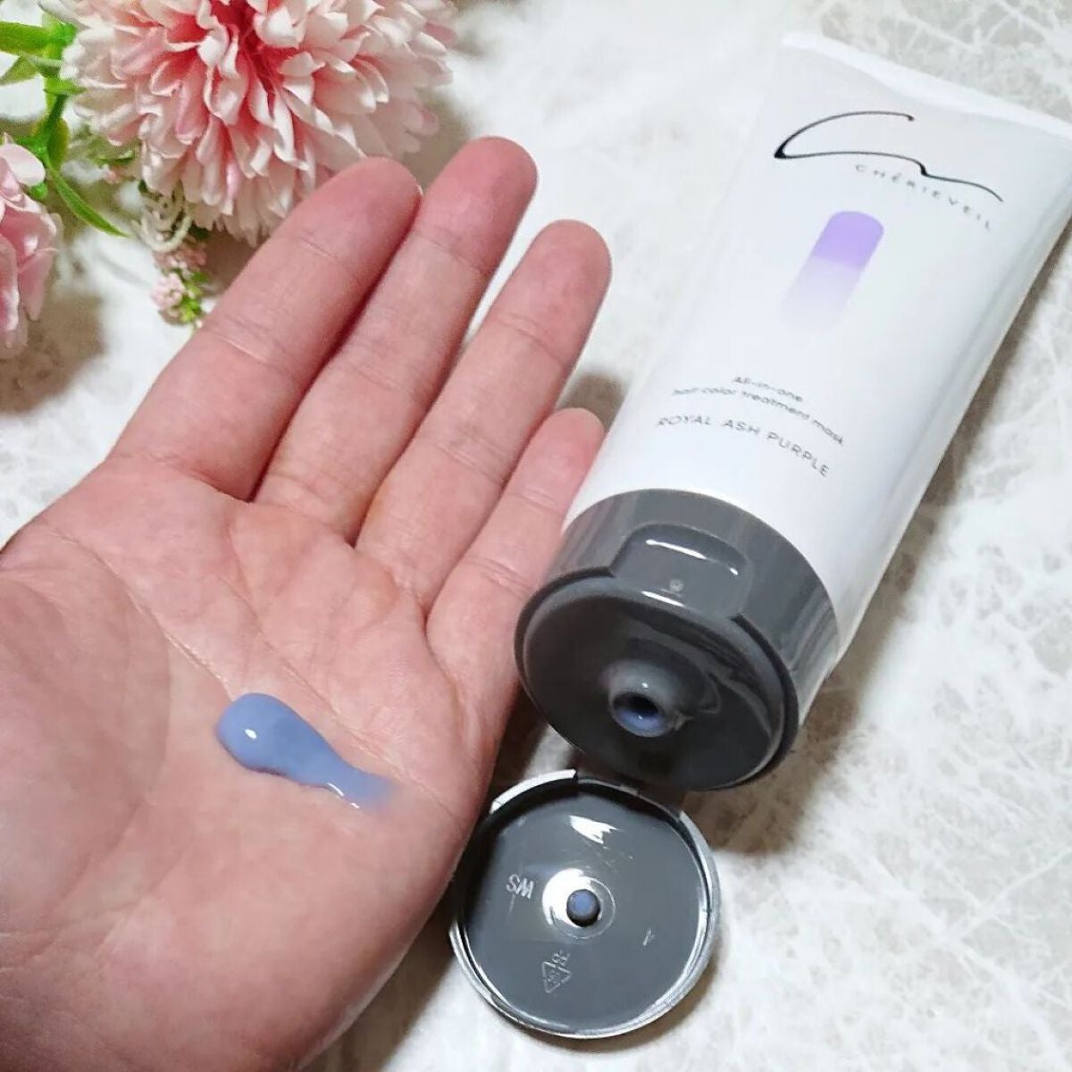 オールインワンヘアパック/シェリーヴェール/ヘアカラーを使ったクチコミ(4枚目)