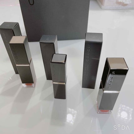 コンフォート リップ フルイド グロウ 105 穏光 -ONKOU/SUQQU/口紅を使ったクチコミ(2枚目)