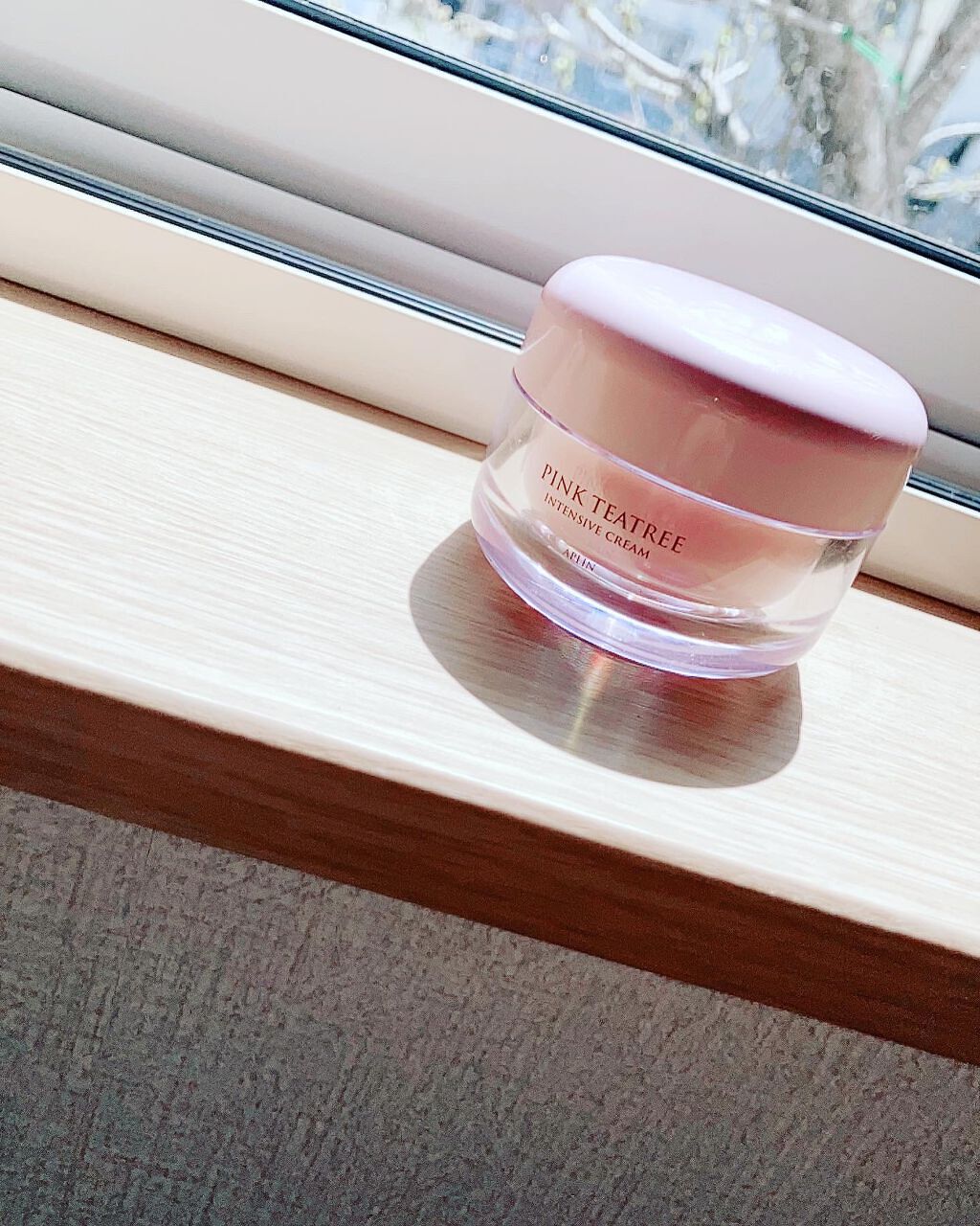 ピンクティーツリークリーム/APLIN/フェイスクリームを使ったクチコミ(6枚目)