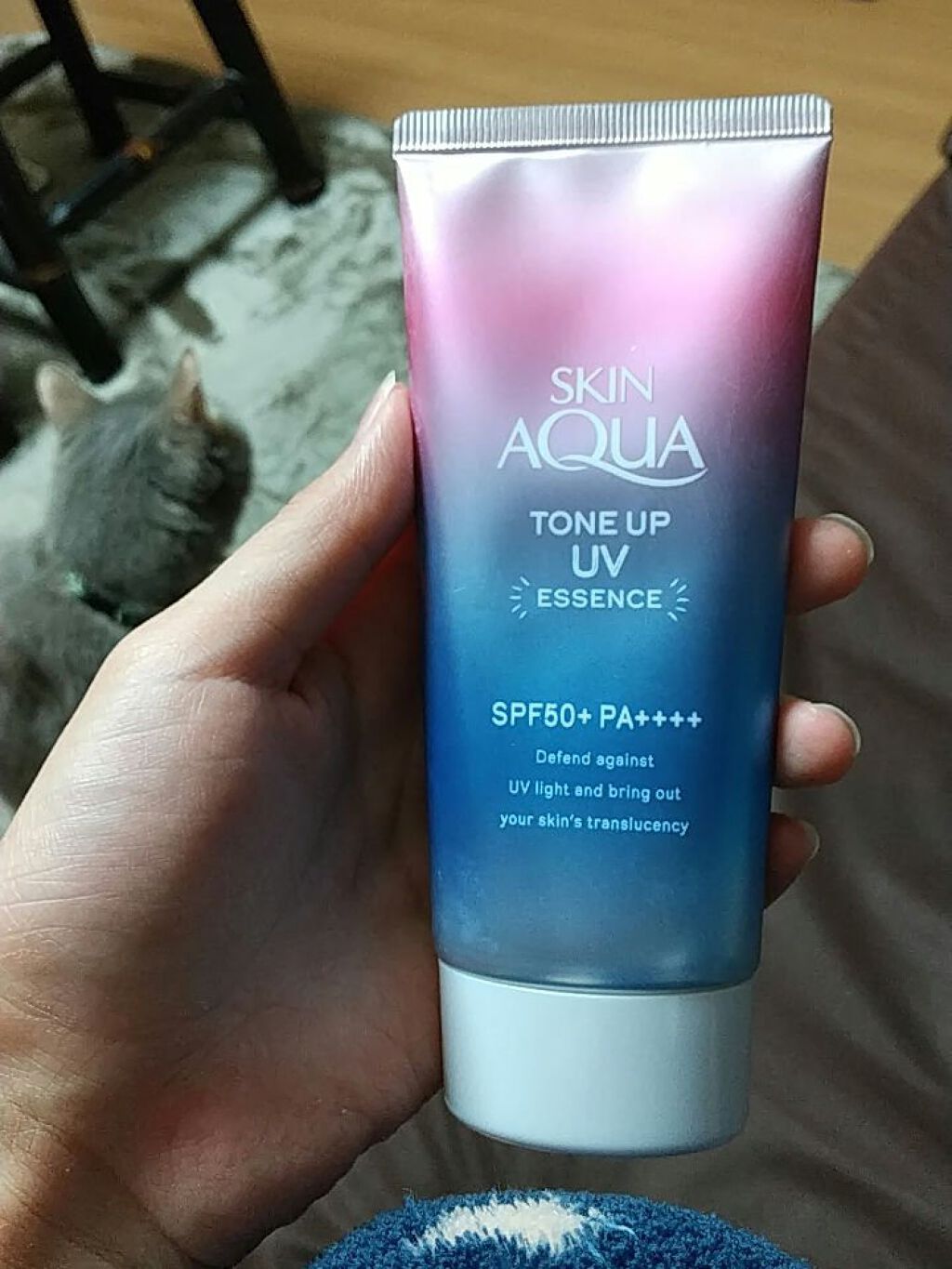 スキンアクア トーンアップUVエッセンス/スキンアクア/日焼け止めクリームを使ったクチコミ（1枚目）