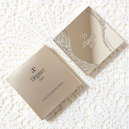 コントゥアリング フェイス/Elégance/パウダーハイライトを使ったクチコミ(4枚目)