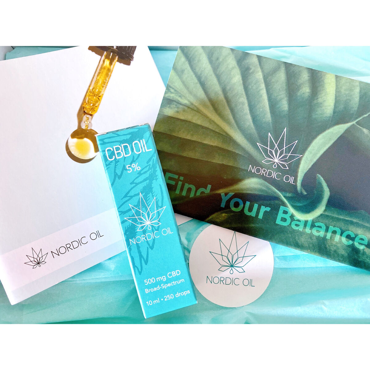 CBDオイル 5%/Nordic Oil/健康サプリメントを使ったクチコミ（1枚目）