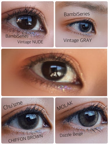 Angelcolor Bambi Series Vintage 1day/AngelColor/ワンデー（１DAY）カラコンを使ったクチコミ（3枚目）