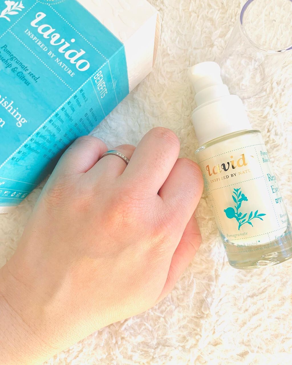 リプレニッシングアイクリーム/Lavido/アイケア・アイクリームを使ったクチコミ（3枚目）