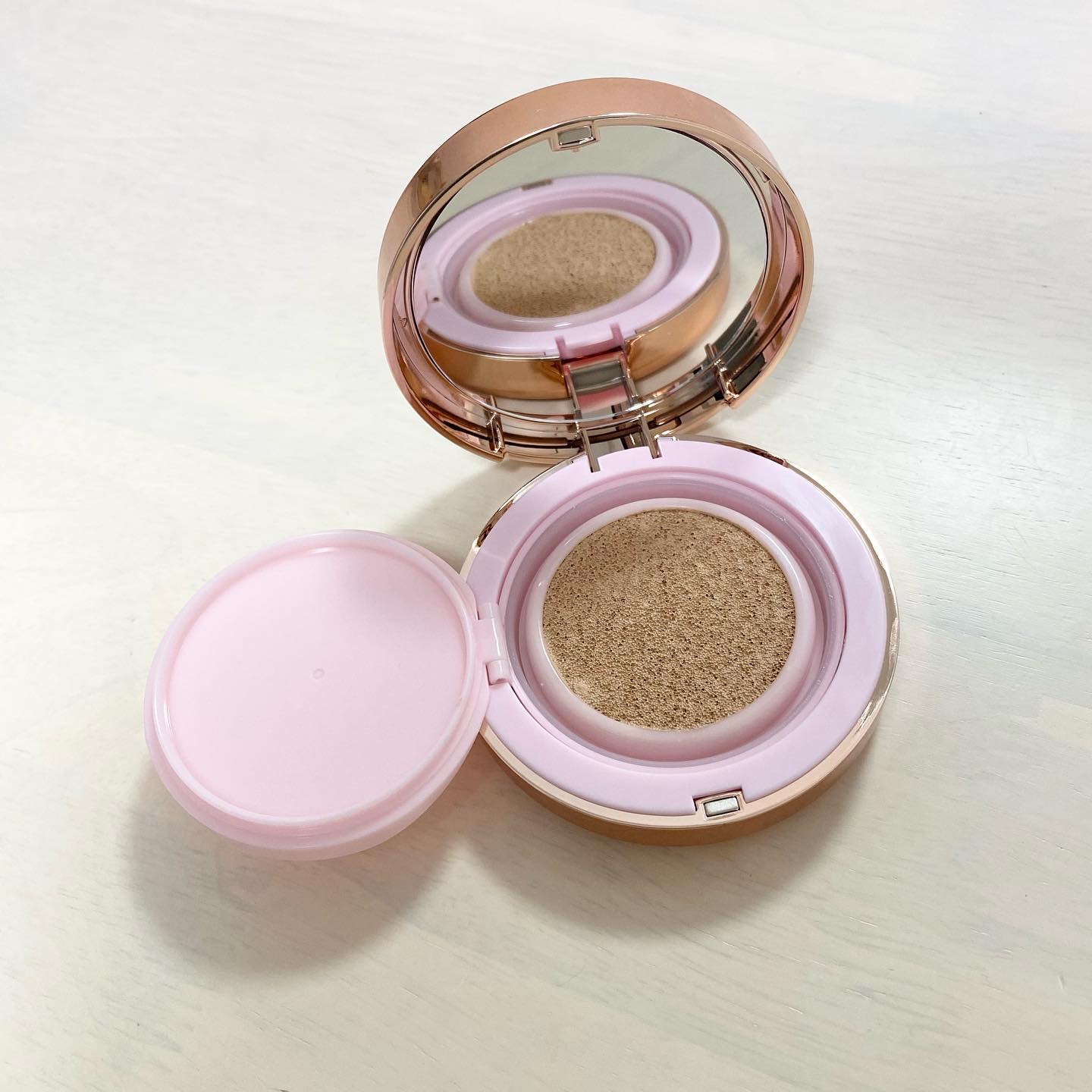 ピンクティーツリーカバーアップグロウクッション/APLIN/クッションファンデーションを使ったクチコミ（3枚目）