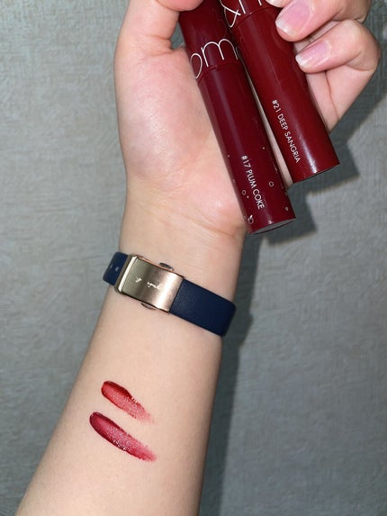 ジューシーラスティングティント/rom&nd/リップティントを使ったクチコミ(1枚目)