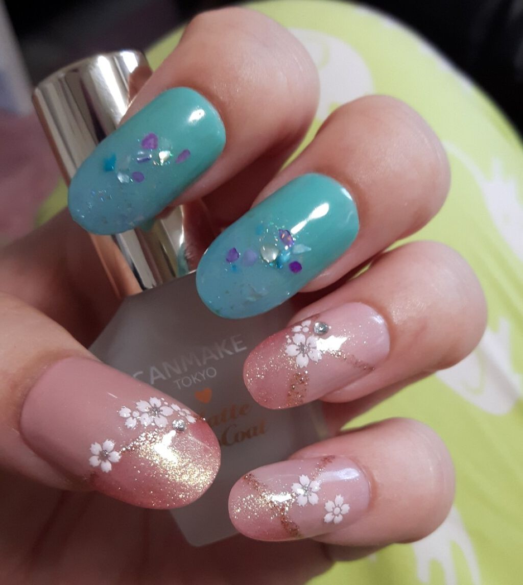 カラフルネイルズ/キャンメイク/マニキュアを使ったクチコミ(3枚目)