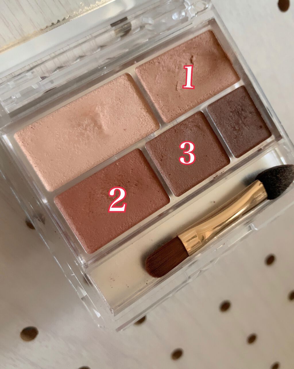 パーフェクトマルチアイズ/キャンメイク/アイシャドウパレットを使ったクチコミ（2枚目）