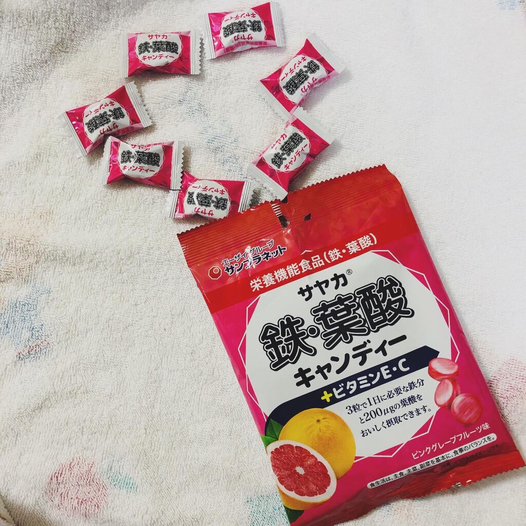 鉄・葉酸キャンディー/サヤカ/食品を使ったクチコミ(1枚目)