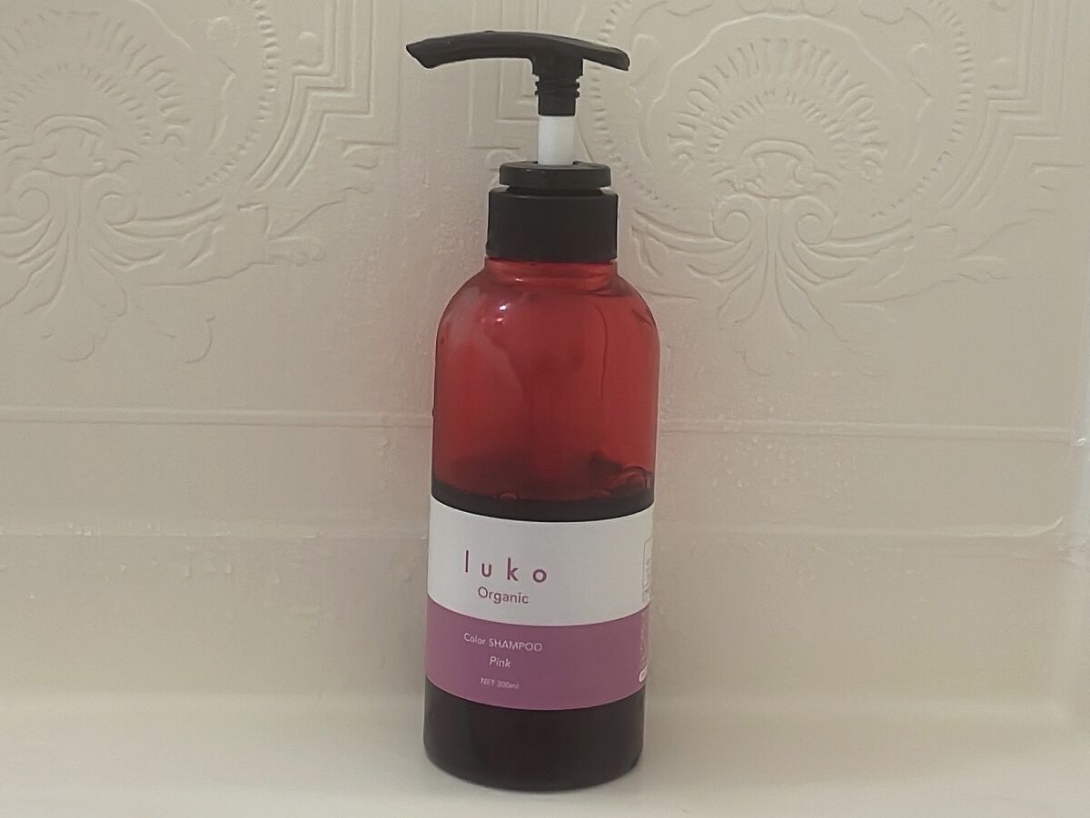 luko カラーシャンプーピンク/luko original/市販シャンプーを使ったクチコミ（1枚目）