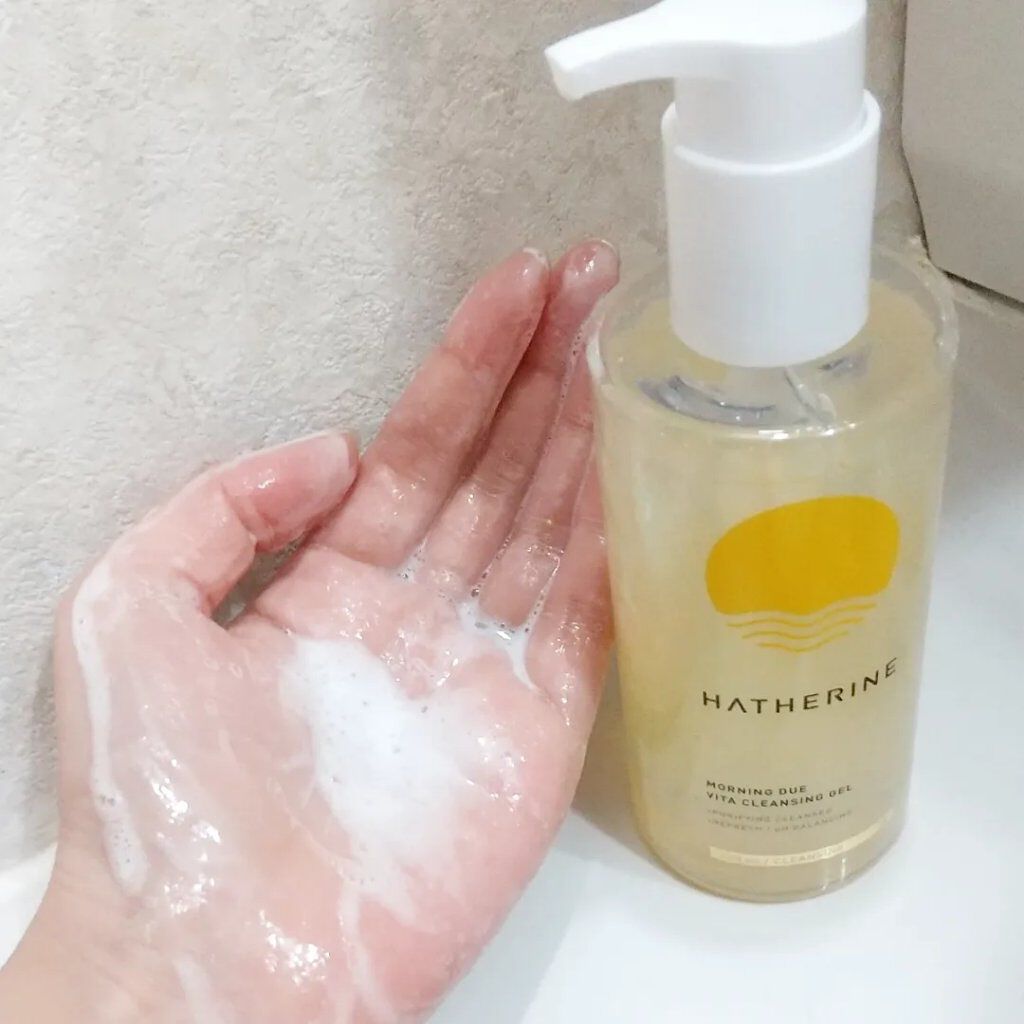 モーニングデュー ビタクレンジングジェル/HATHERINE/クレンジングジェルを使ったクチコミ（3枚目）