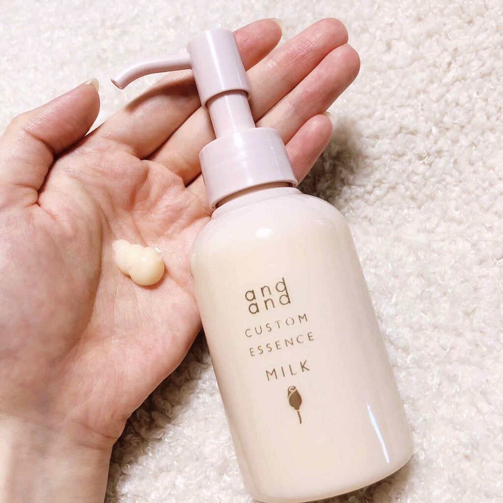 カスタムエッセンス するんと まとまるミルク/and and/洗い流すヘアトリートメントを使ったクチコミ（2枚目）