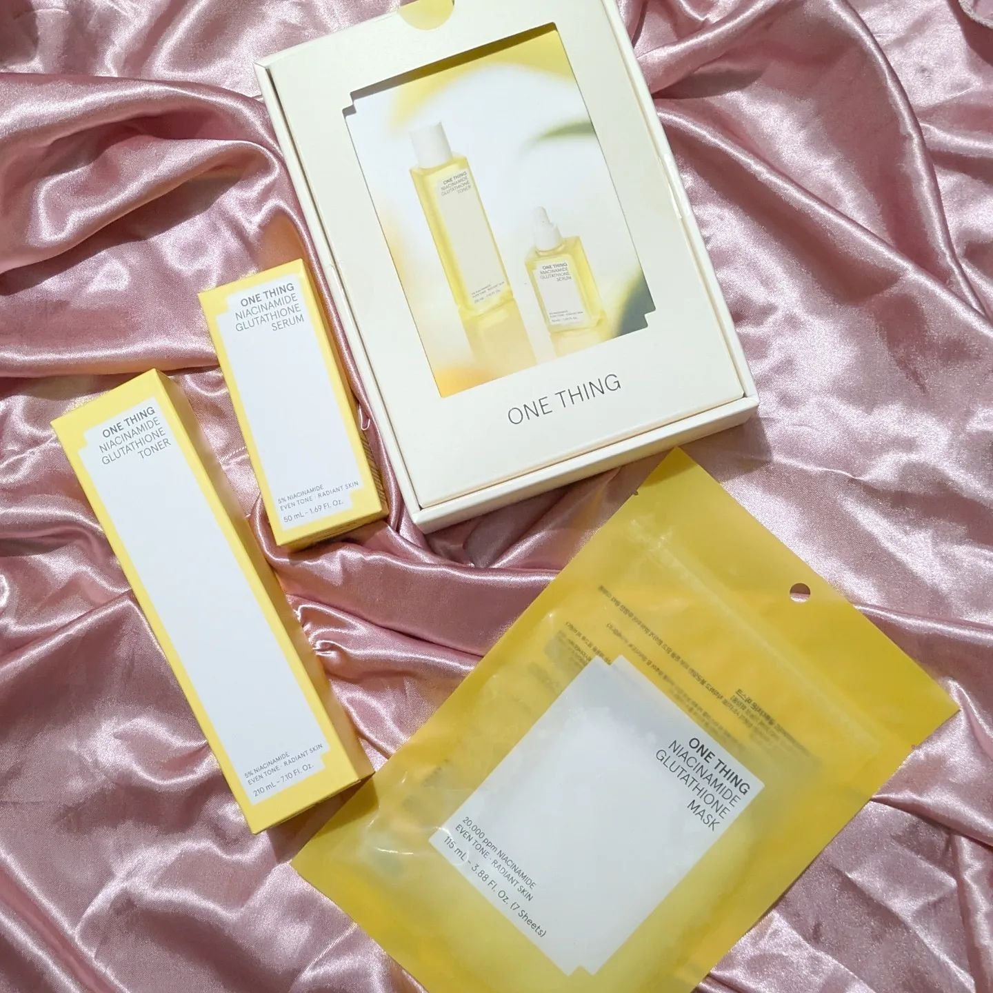 ナイアシンアミドグルタチオンマスク/ONE THING/シートマスク・パックを使ったクチコミ（1枚目）