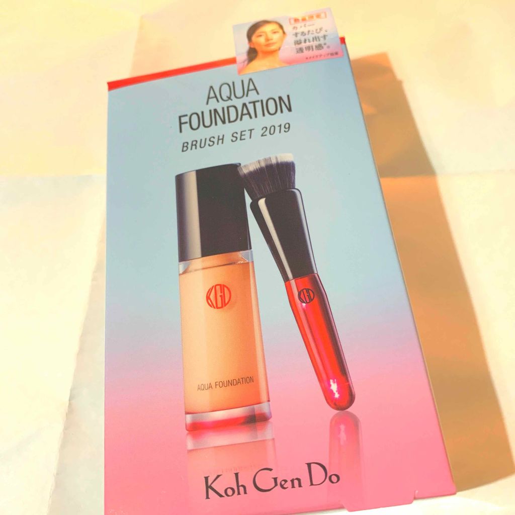 マイファンスィー アクアファンデーション/Koh Gen Do/リキッドファンデーションを使ったクチコミ（1枚目）