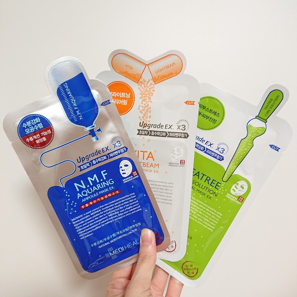 N.M.FアクアアンプルマスクJEX/MEDIHEAL/シートマスク・パックを使ったクチコミ（3枚目）