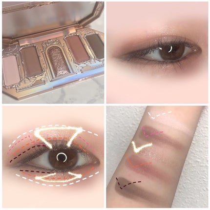 月光人魚シリーズ ジュエリーアイズ/FlowerKnows/アイシャドウパレットを使ったクチコミ(6枚目)