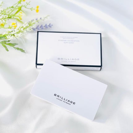 パウダリーファンデーション ソフトシャイニー/ブリリアージュ/パウダーファンデーションを使ったクチコミ(2枚目)