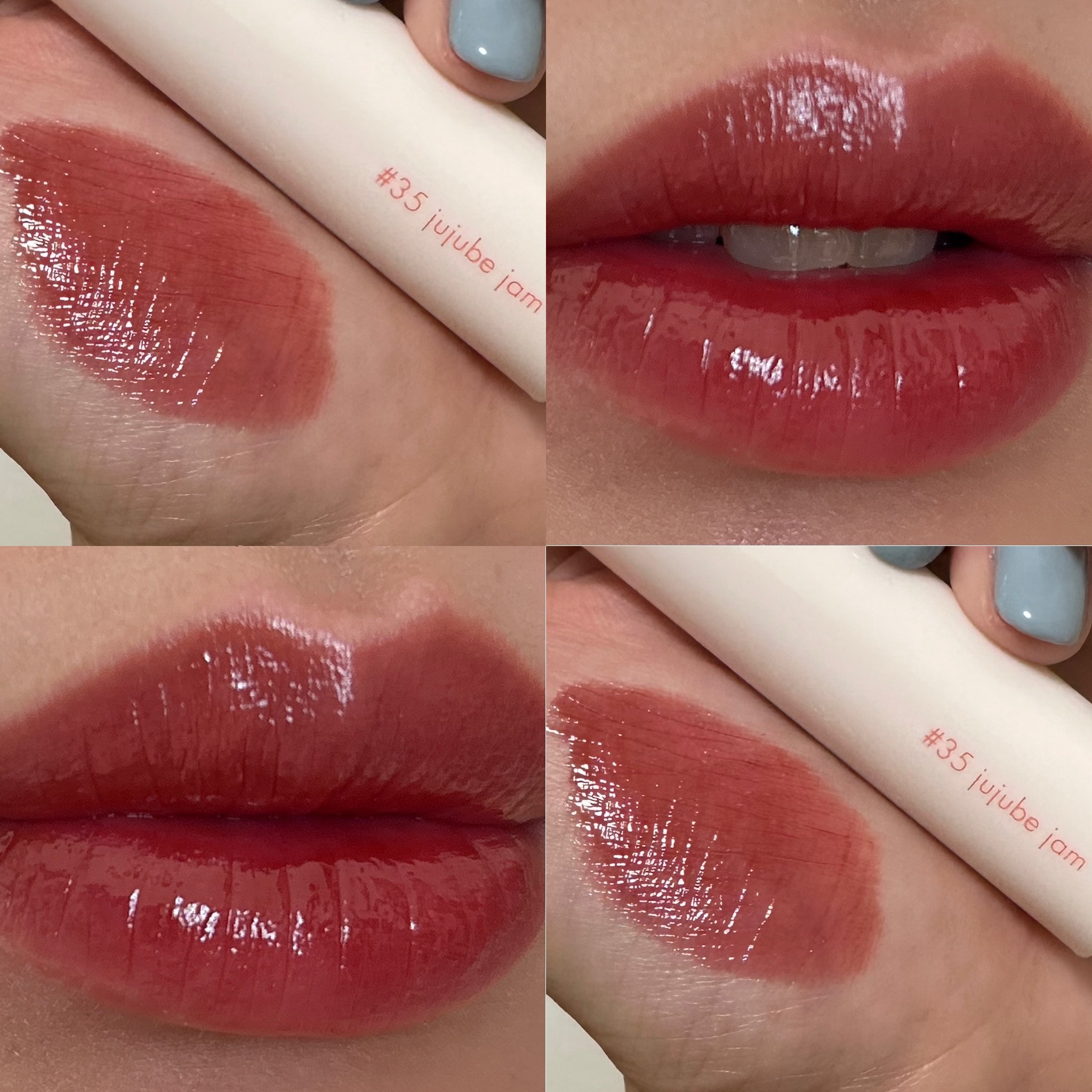 ジューシーラスティングティント/rom&nd/リップティントを使ったクチコミ（3枚目）