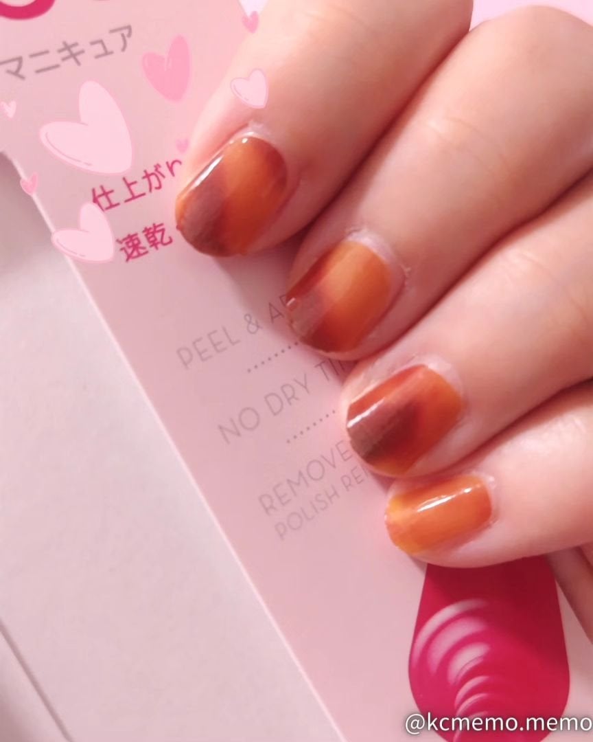 INCOCO インココ マニキュアシート/インココ/ネイルシールを使ったクチコミ(2枚目)