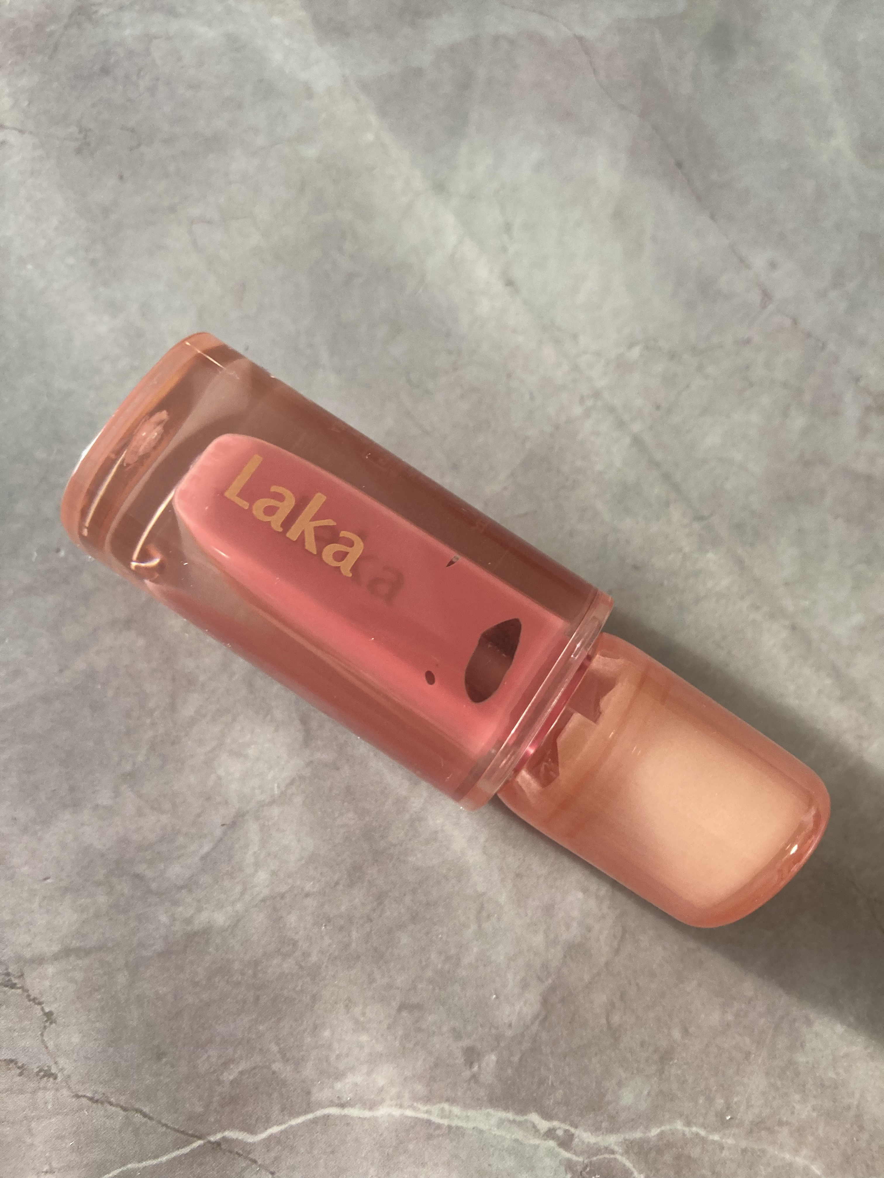 ジェリーイングヌードグロス/Laka/リップグロスを使ったクチコミ（2枚目）