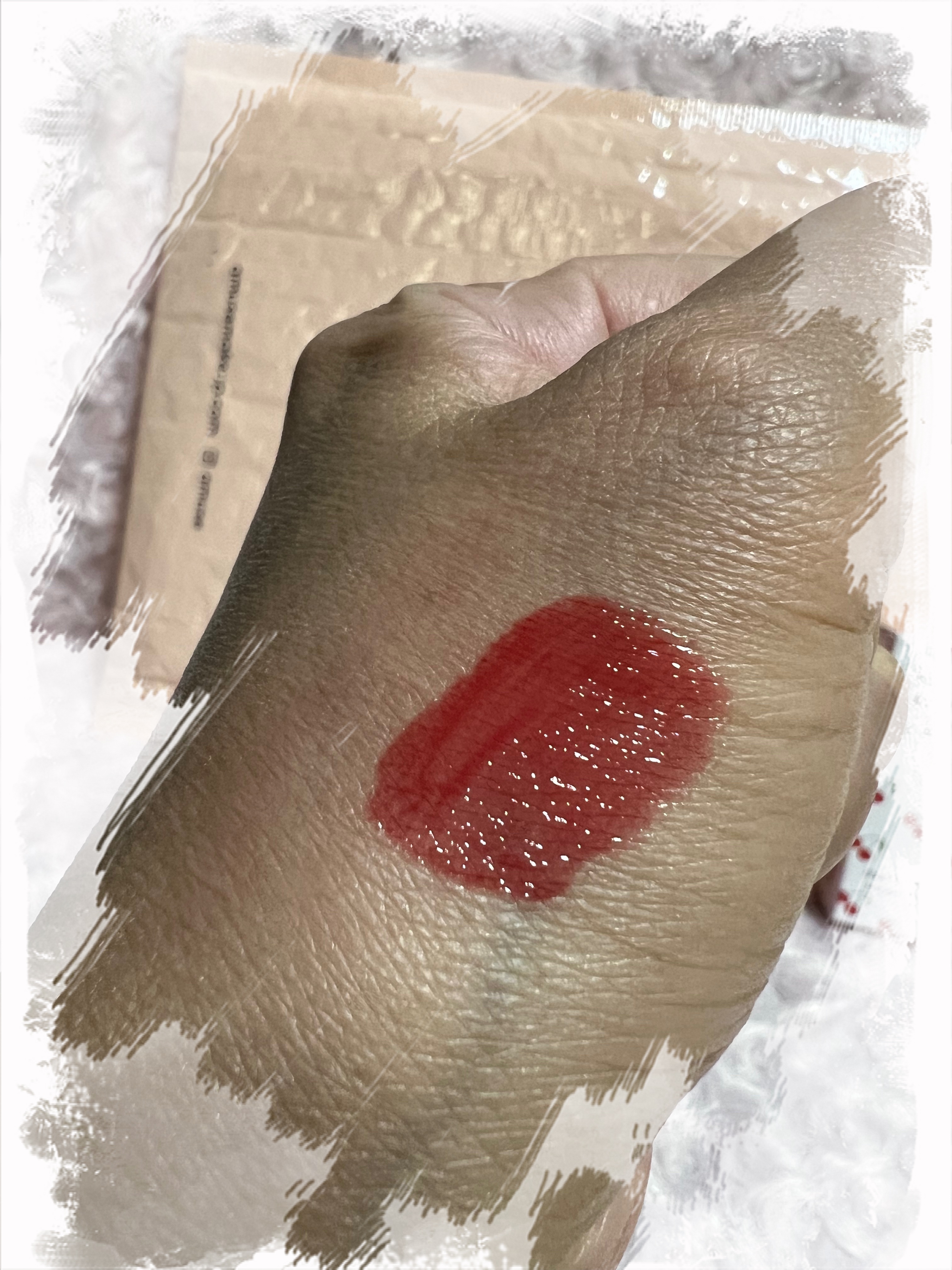 ジェルフィットティント/AMUSE/リップティントを使ったクチコミ（2枚目）