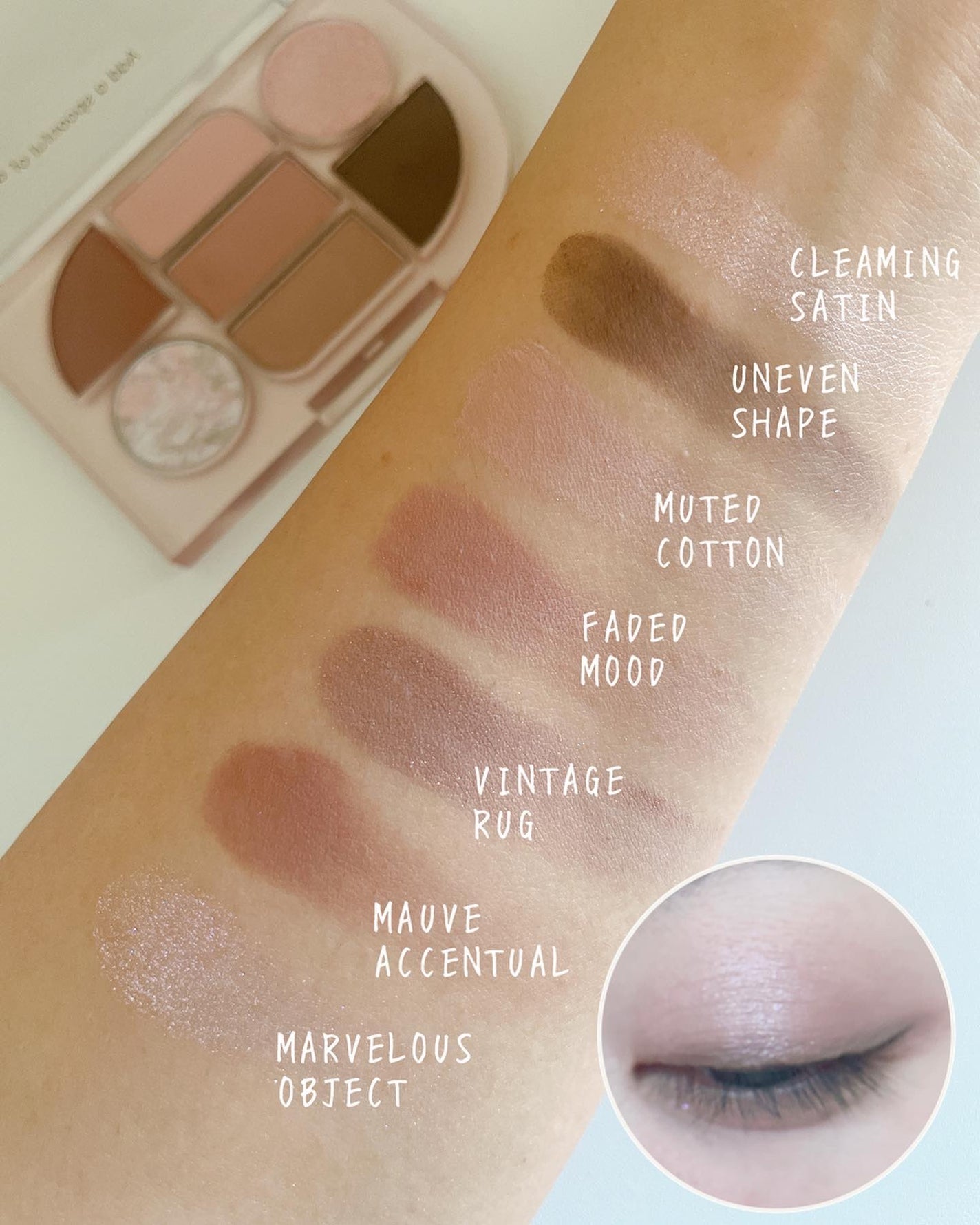 シンプレイン アイパレット/Sim;plain/アイシャドウパレットを使ったクチコミ(4枚目)