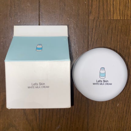 レッツスキン ホワイト ミルククリーム/SHINBEE JAPAN /フェイスクリームを使ったクチコミ(1枚目)